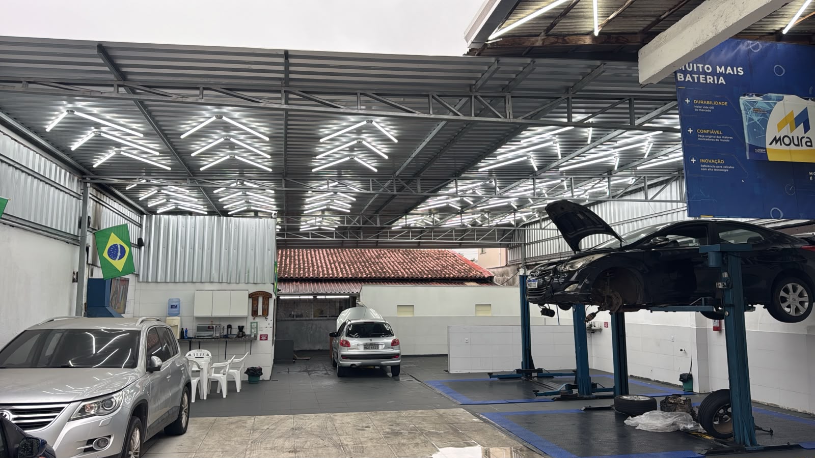 Interior da oficina Srcar